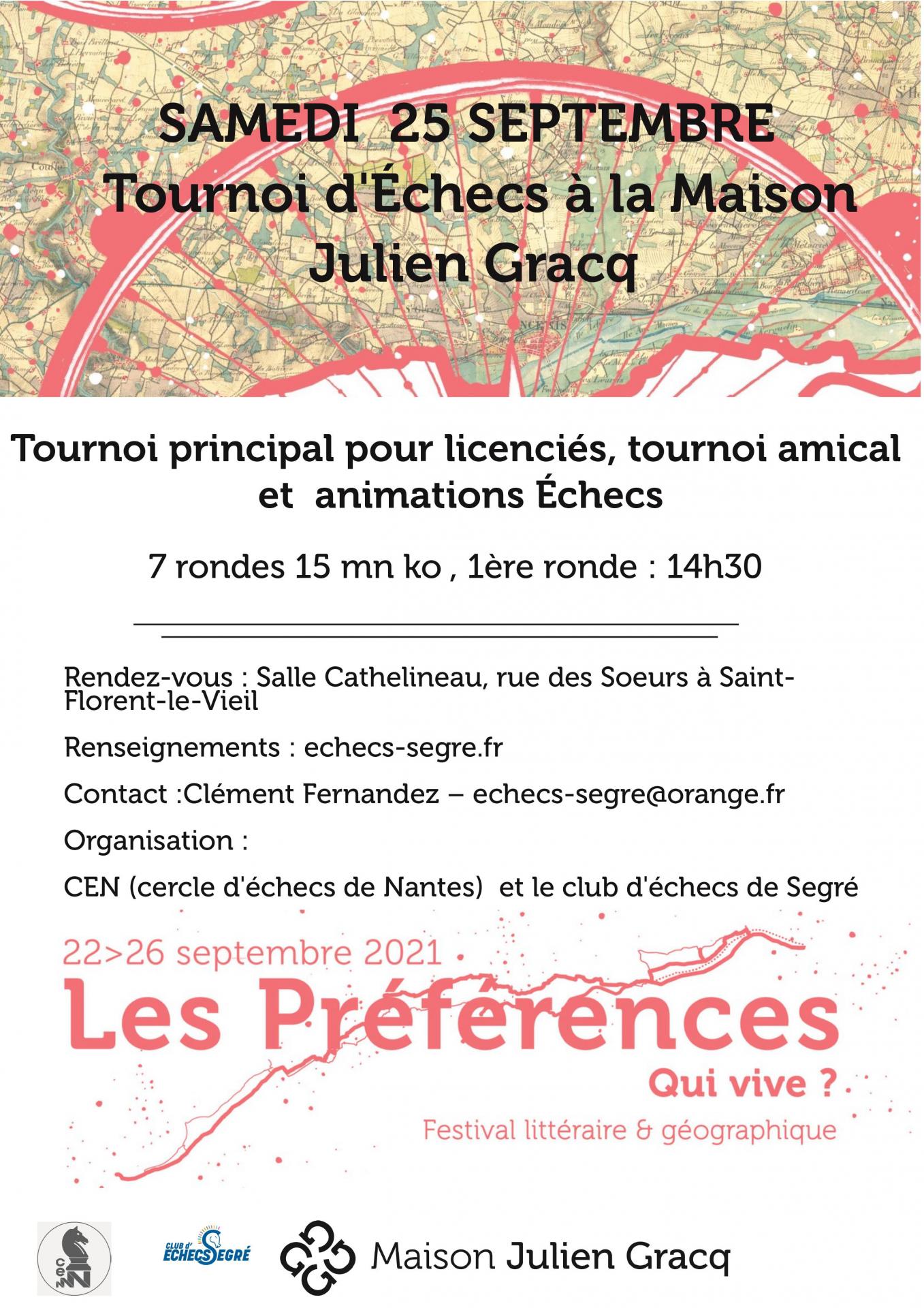 Affiche tournoi de la maison julien gracq